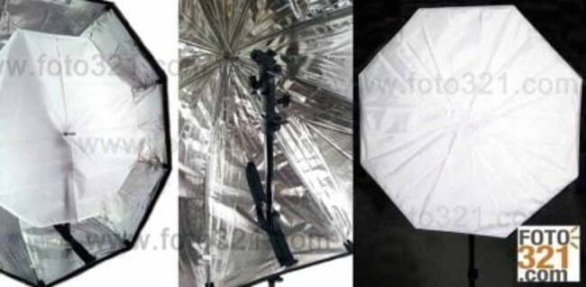 Paraguas de fotografía difusor reflectante Sbox 80 cm
