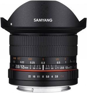 Objetivo Samyang 12mm F2.8 ED AS NCS Ojo de Pez Sony A