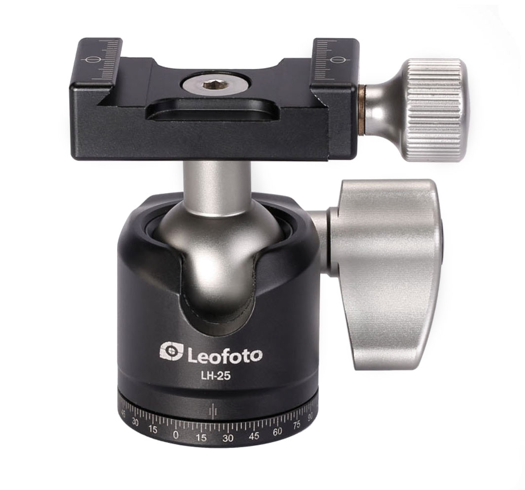 Rótula de bola Leofoto LH-25 con zapata Arca Swiss