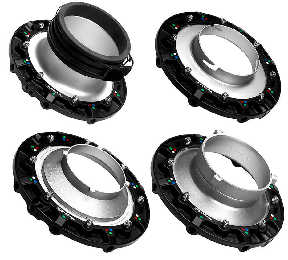 Anillos Speedring para los diferentes tipos de softbox Profoto serie RFi