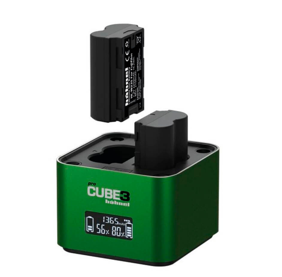 Cargador Doble Hähnel ProCube3 para Fujifilm NP-W126 / NP-W235 Cargador Doble Hähnel ProCube3 para Fujifilm NP-W126 / NP-W235