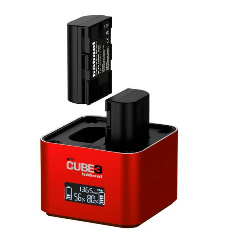 Hähnel ProCube3 Canon: Cargador Doble Inteligente Hähnel ProCube3 Canon: Cargador Doble Inteligente