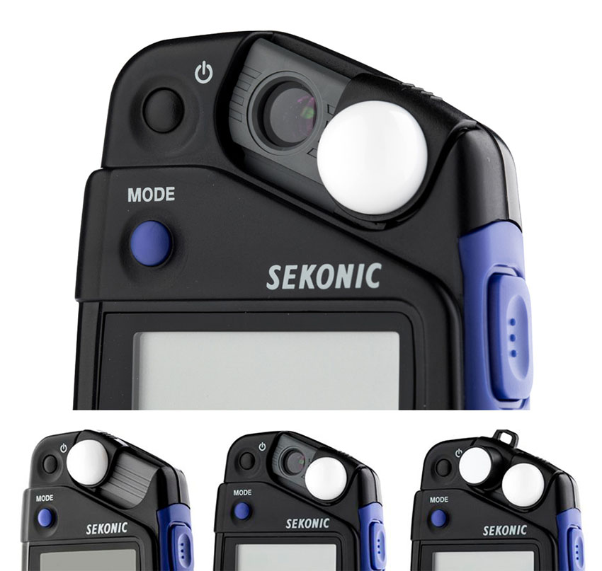 Sekonic L-308X FlashMate detalle de la lumisfera