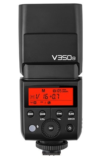 Flash Godox V350N para Nikon con TTL y HSS