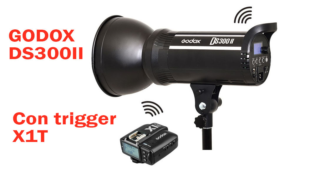 Cómo disparar un flash Godox DS300II con X1T