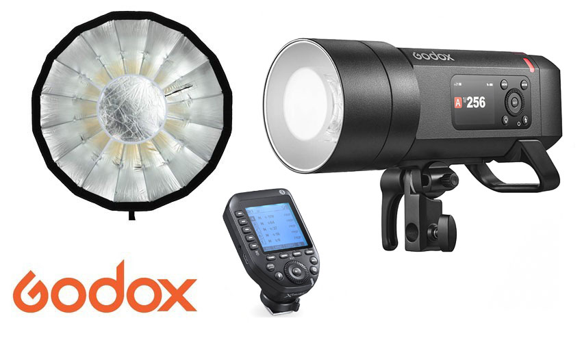 Flash Godox AD400Pro II Kit con Softbox y Disparador XPro II