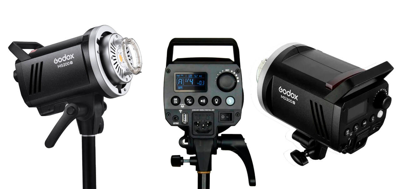 Godox MS200V y MS300V: flashes de estudio con luz LED de modelado