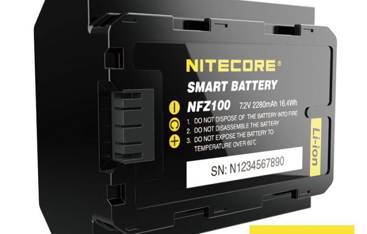 Nitecore NFZ100. Batería con Bluetooth para Sony y conexión OTA