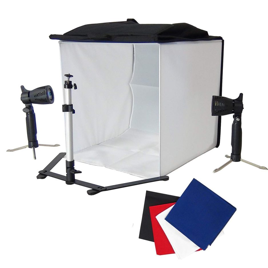 Kit Caja de luz para fotografía 50x50 cm