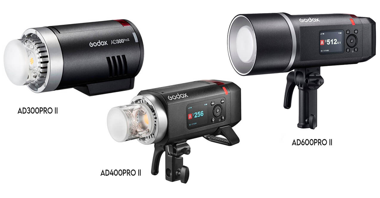 Comparativa de flashes Godox AD300Pro II, AD400Pro y AD600Pro II