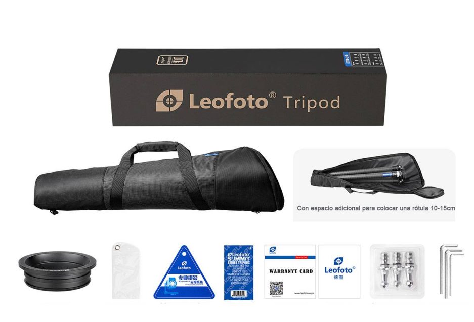 Trípode de carbono Leofoto LM-404C