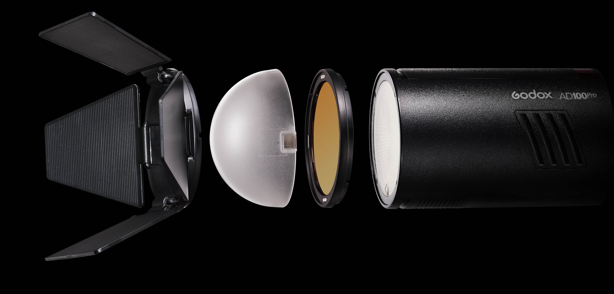 Godox AD100Pro con modificadores magnéticos