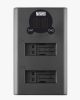 Cargador doble con LCD Newell DL-USB-C para DMW-BLC12