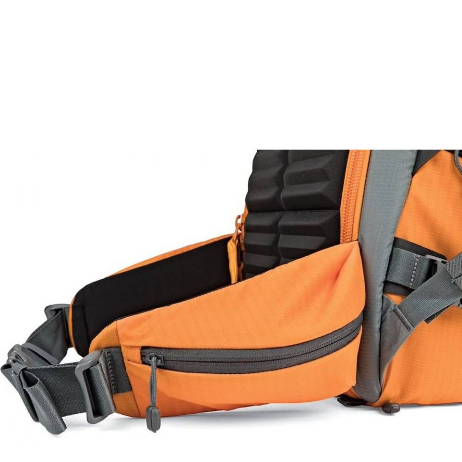 Mochila Lowepro Powder BP 500 AW gris y naranja