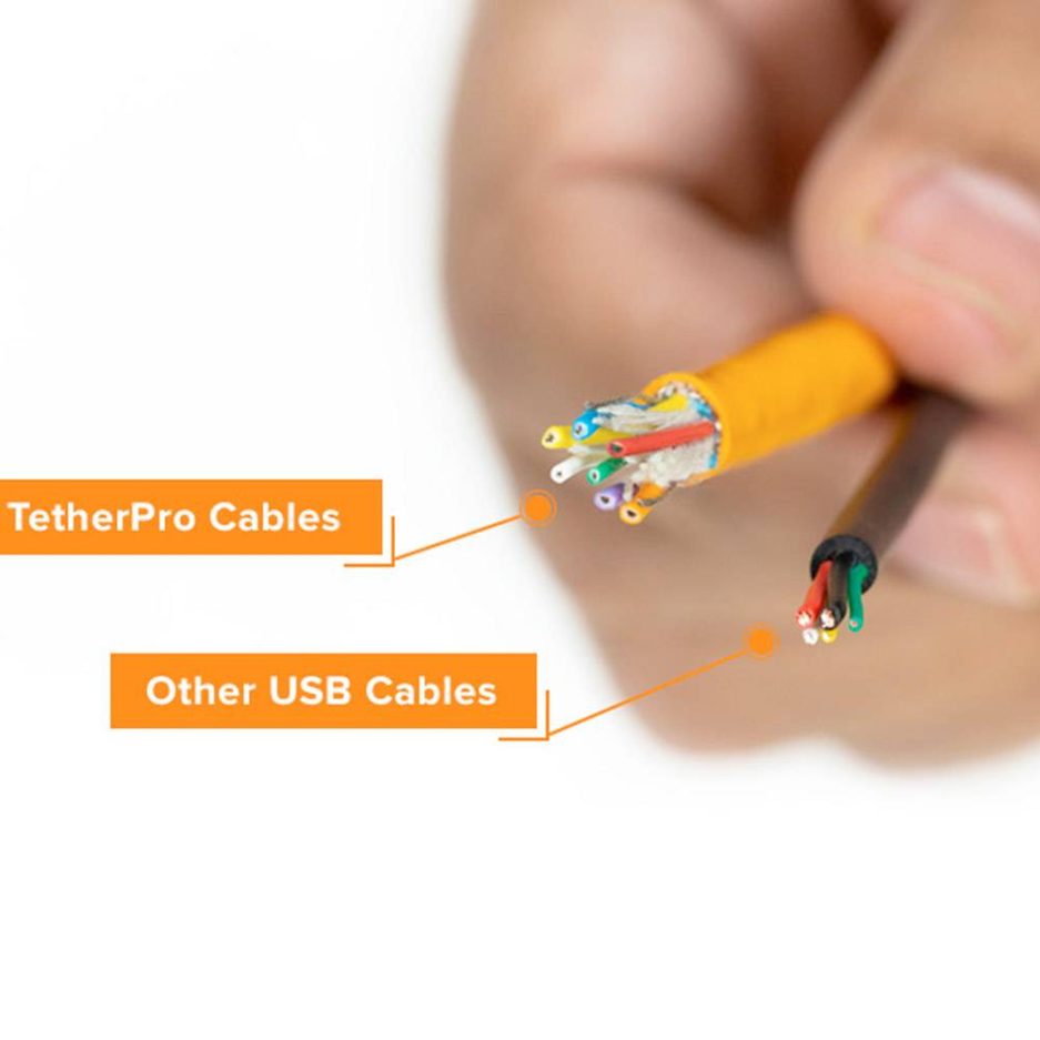 Cable TetherPro USB 2.0 a Micro-B 5Pin