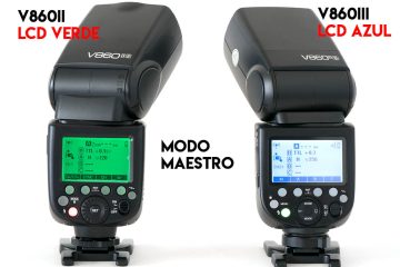 Modo maestro de los flashes Godox V860III vs V860II