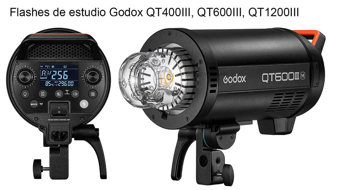 Nuevos flashes de estudio Godox QT400III, QT600III, QT1200III