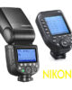 Kit flash Godox V860IIIN y disparador remoto XproII Nikon