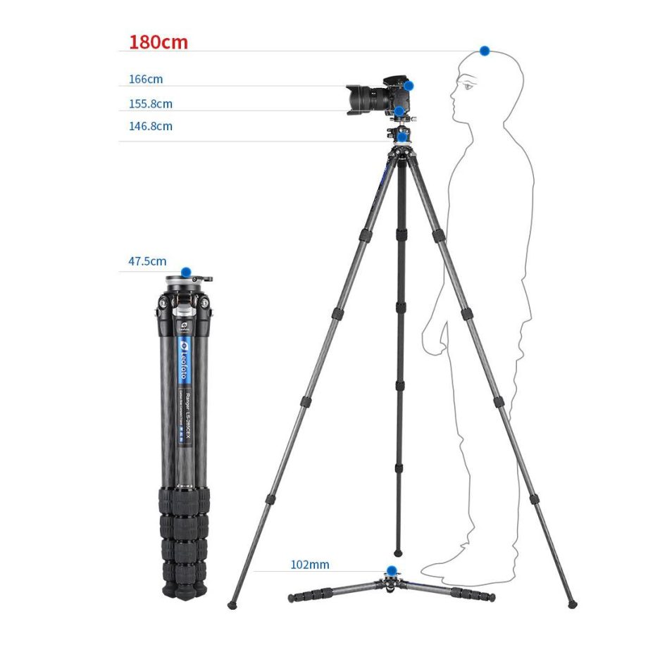 Trípode de carbono Leofoto LS-285CEX