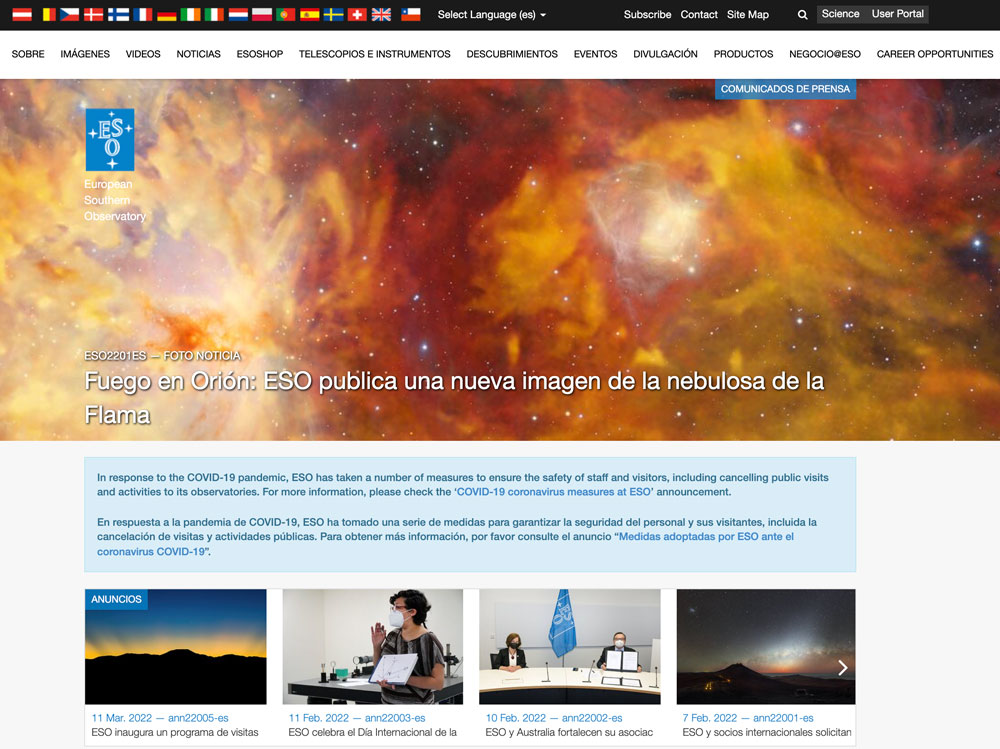 Observatorio Europeo Austral ESO