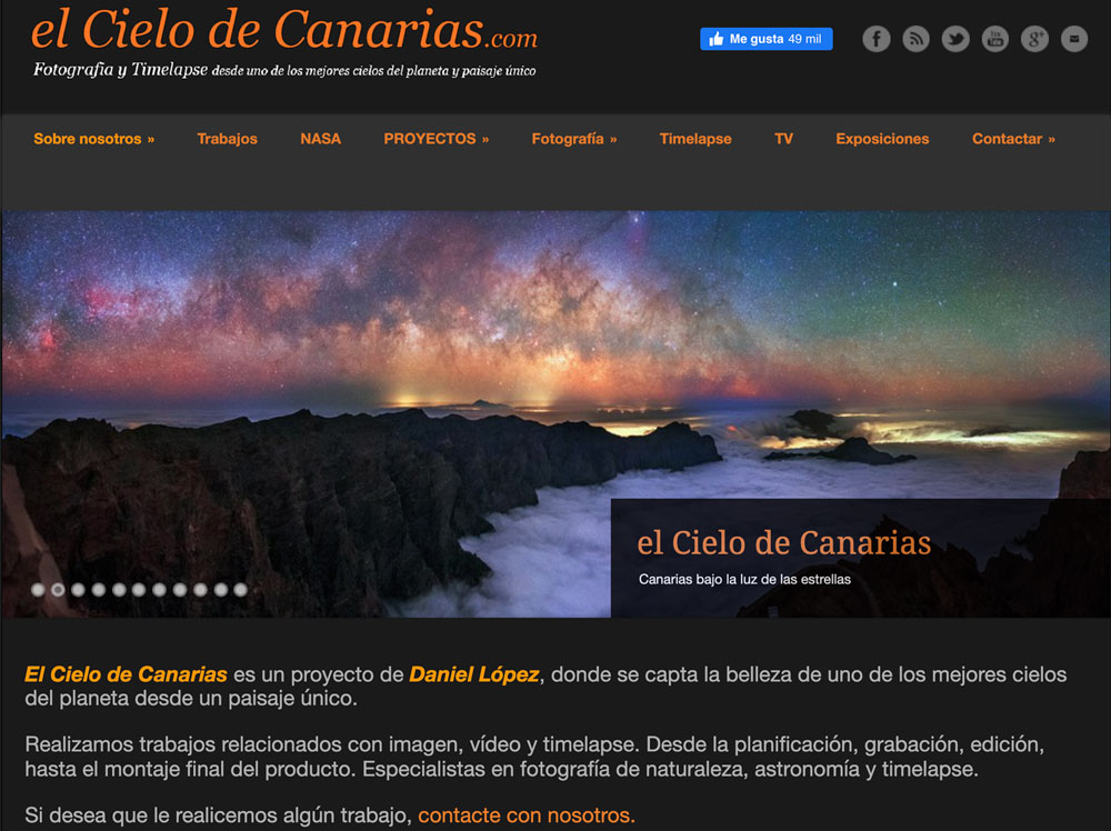 Blog El Cielo de Canarias sobre astrofotografía