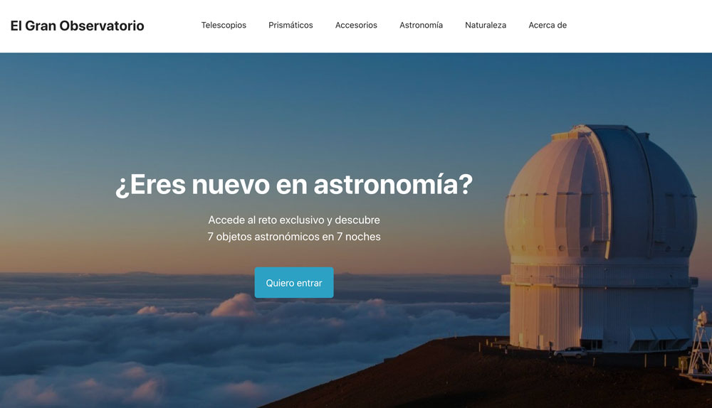 El Gran Observatorio blog sobre astronomía y equipo