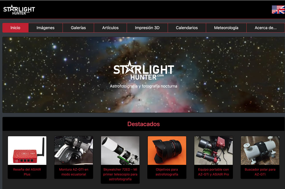 Blog StarlightHunter de astrofotografía