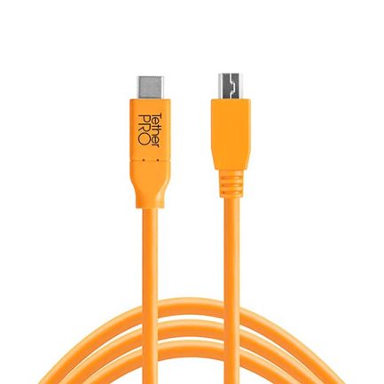 Cable TetherPro USB-C a 2.0 Mini-B 5-Pin
