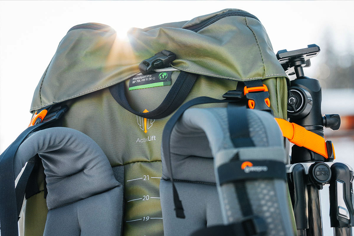 Materiales resistentes de mochilas Lowepro