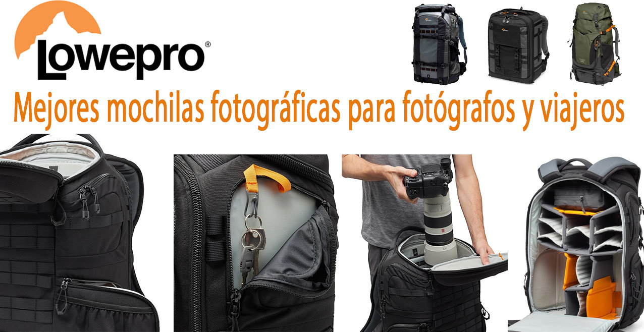 Mochilas Lowepro para fotógrafos y viajeross