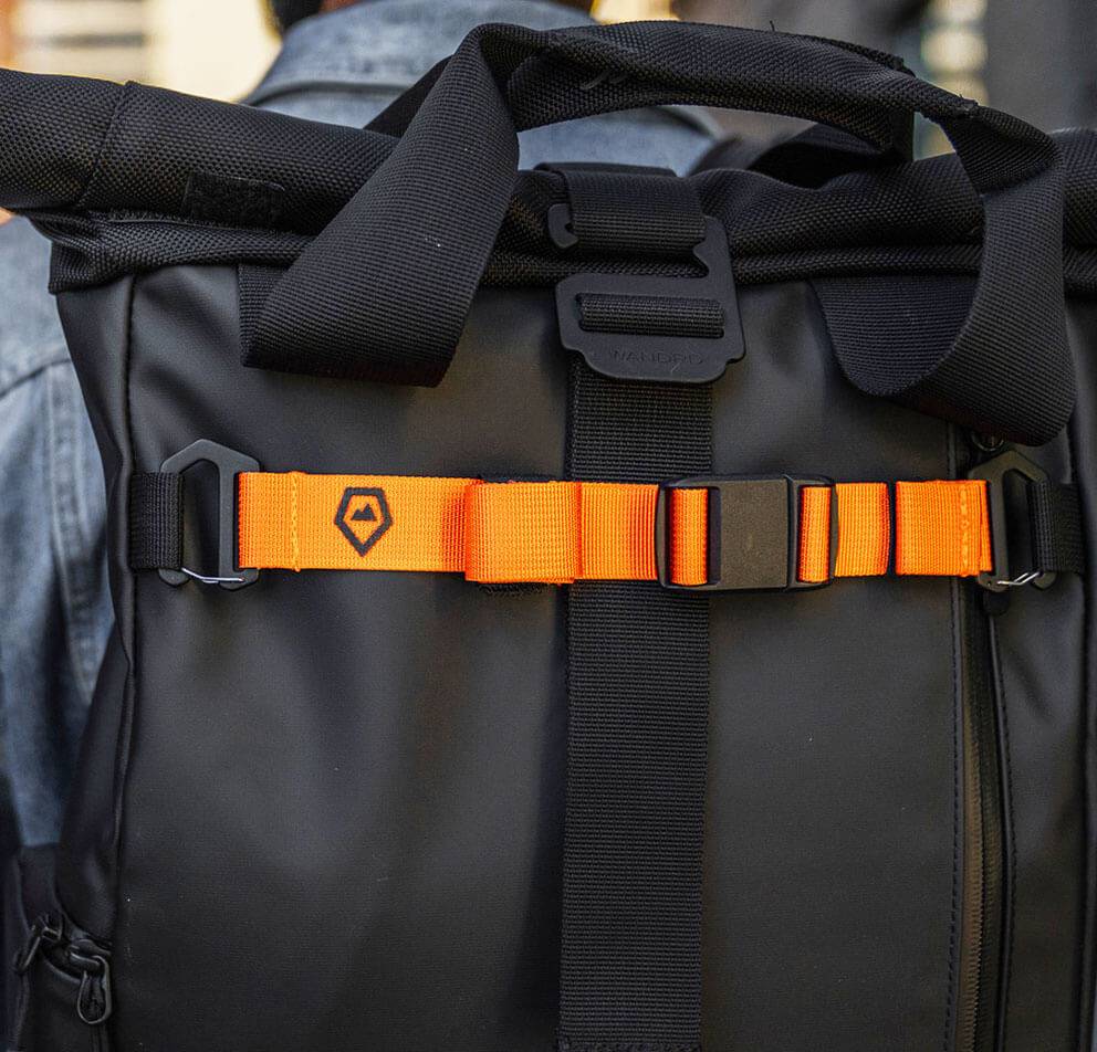 Correas de anclaje premium Wandrd en color Naranja