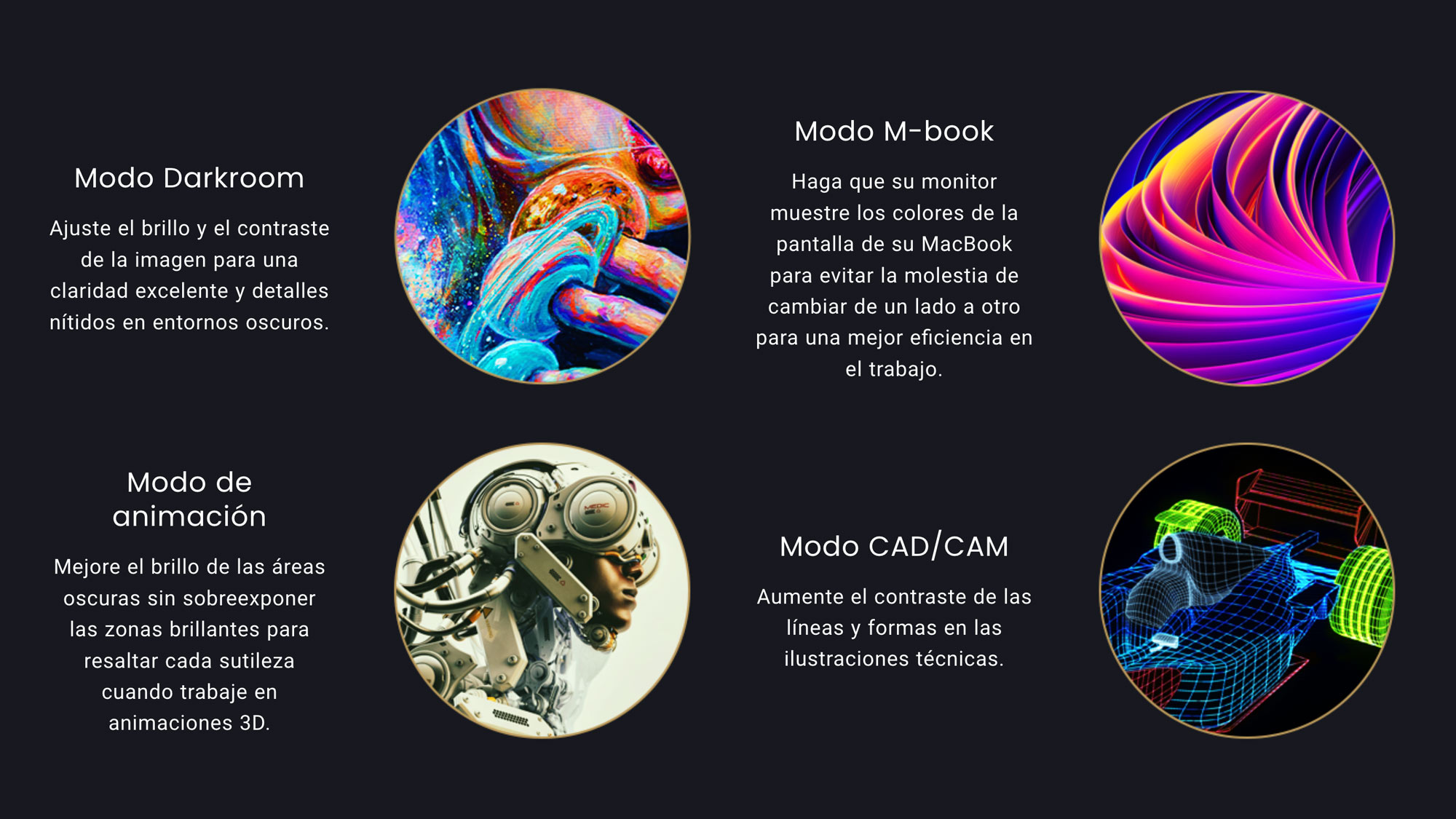 modos trabajo benq