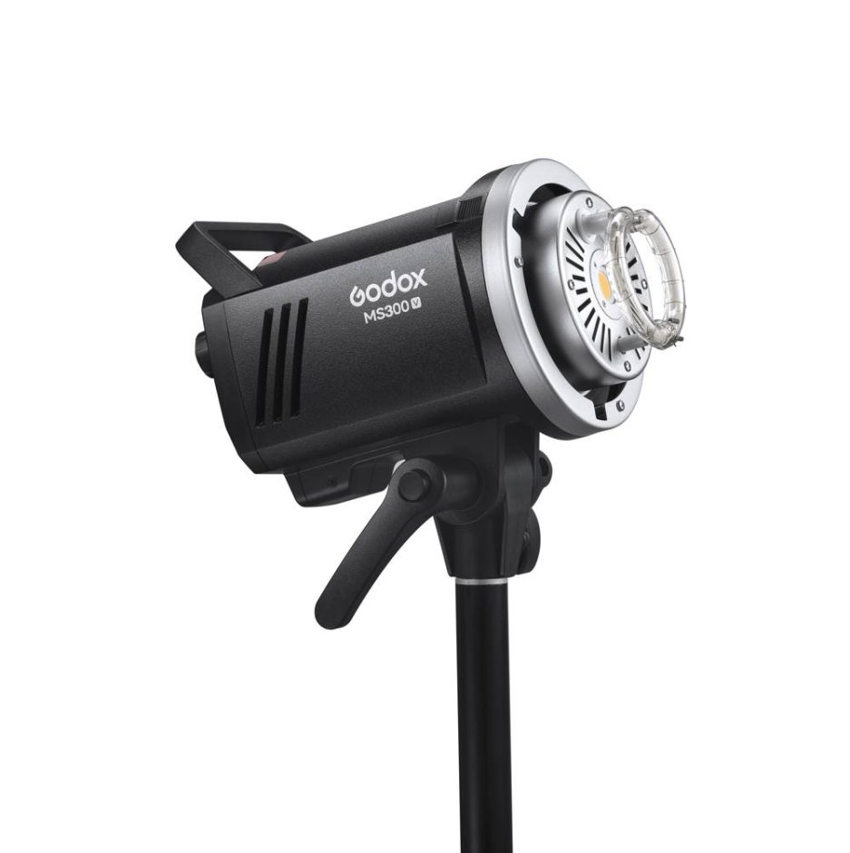 Flash de estudio Godox MS300V con LED