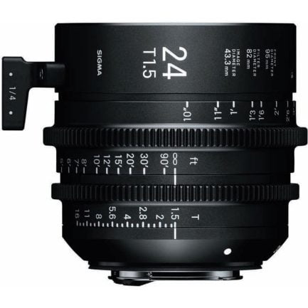 Objetivo Sigma 24mm T1.5 FF cine para Arri PL