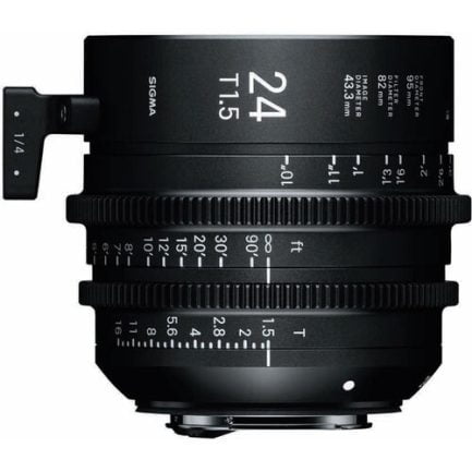Objetivo Sigma 24mm T1.5 FF cine para Sony E