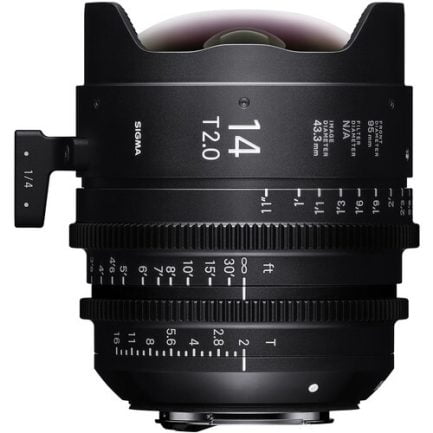 Objetivo Sigma 14mm T2 FF cine para Canon EF