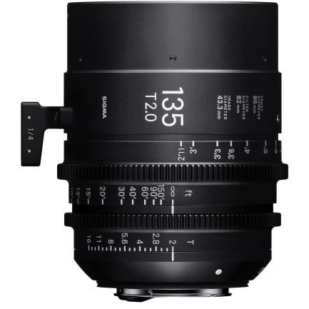 Objetivo Sigma 135mm T2 FF cine para Canon EF