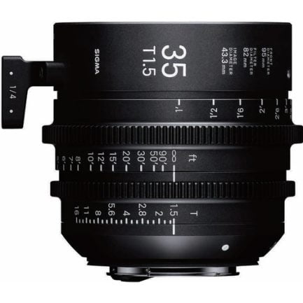 Objetivo Sigma 35mm T1.5 FF cine para Canon EF