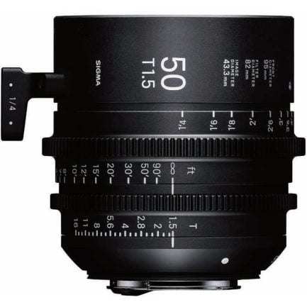 Objetivo Sigma 50mm T1.5 FF cine para Canon EF