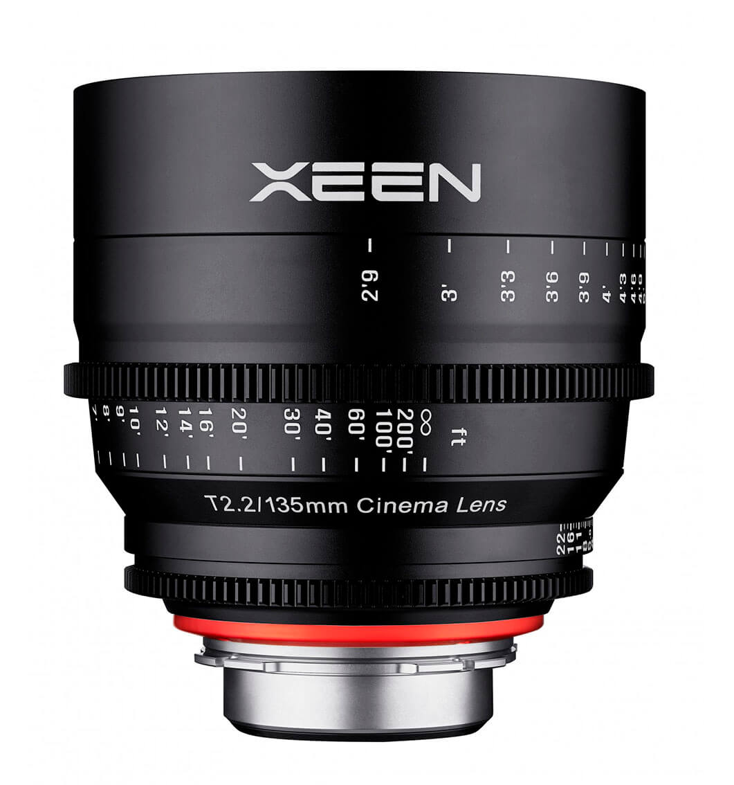 Objetivo para cine Xeen 135mm T2.2 para Full Frame