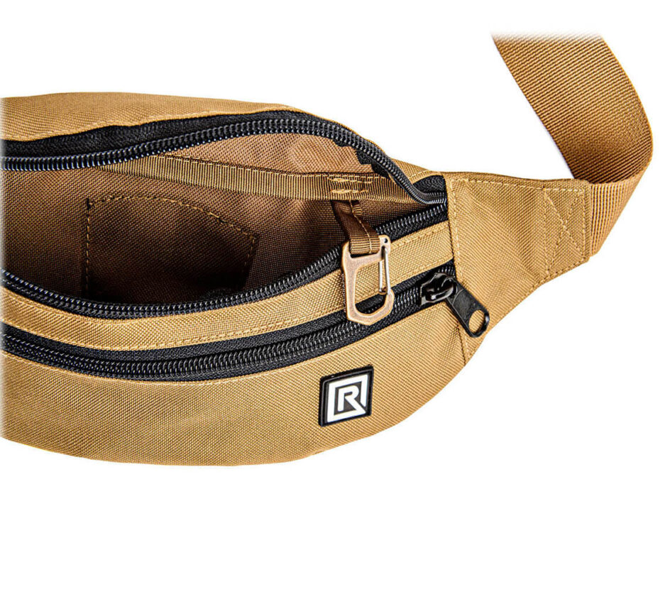 Riñonera BlackRapid WaistPack Coyote con 2 cremalleras