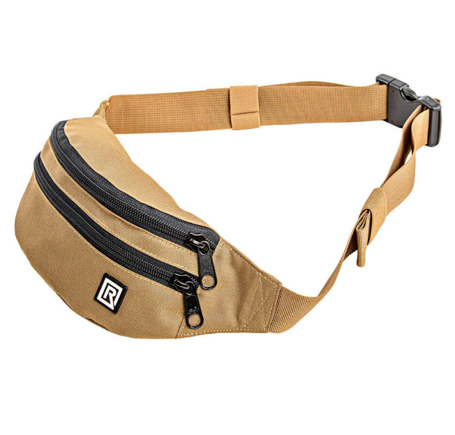 Riñonera BlackRapid WaistPack Coyote con 2 cremalleras