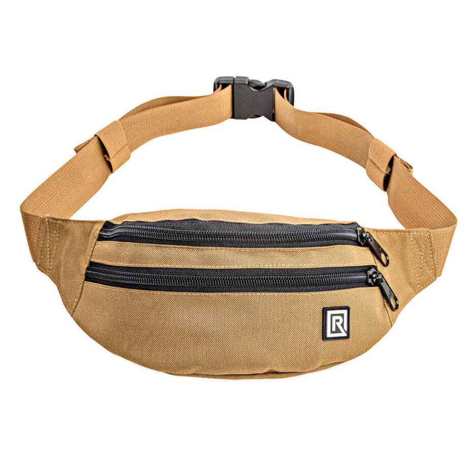 Riñonera BlackRapid WaistPack Coyote con 2 cremalleras