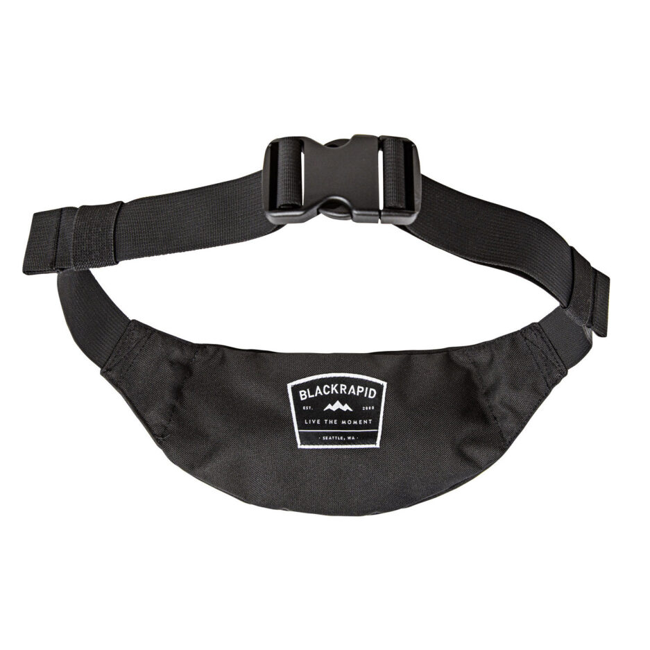 Riñonera BlackRapid WaistPack Negra con 2 cremalleras