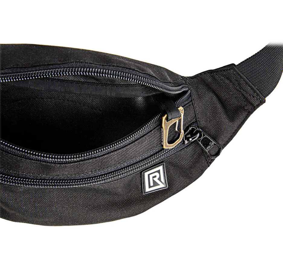 Riñonera BlackRapid WaistPack Negra con 2 cremalleras