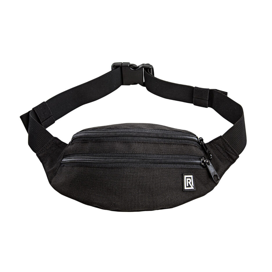 Riñonera BlackRapid WaistPack Negra con 2 cremalleras