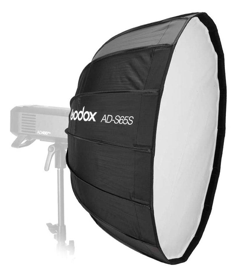 Softbox rápida Godox AD-S65S Softbox rápida Godox AD-S65S para retrato, fotografía de producto y luz suave en exteriores