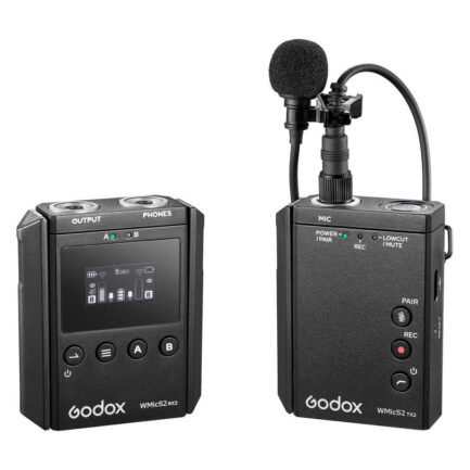 Kit micrófonos Emisor y Receptor Godox WMicS2 UHF