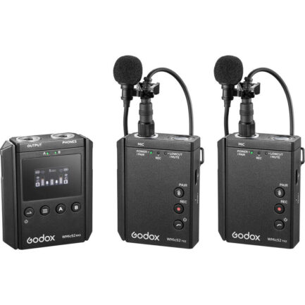 Godox WMicS2 UHF Kit2 - Micrófonos Emisor y Receptor