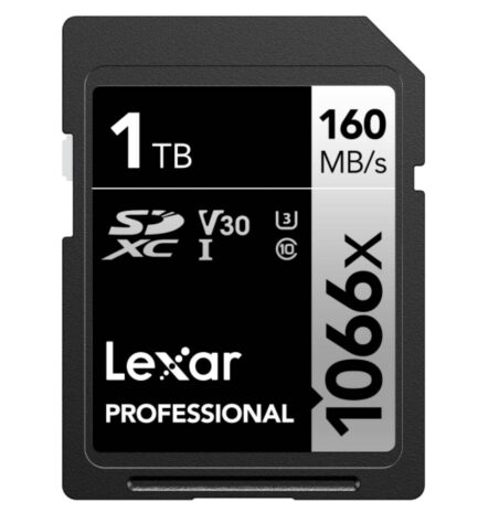 Tarjeta de memoria Lexar SDXC 1066x 1TB V30 Professional
